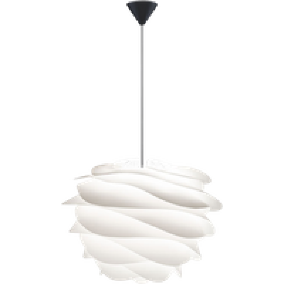 Carmina Medium hanglamp white - met koordset zwart - Ø 48 cm afbeelding 1