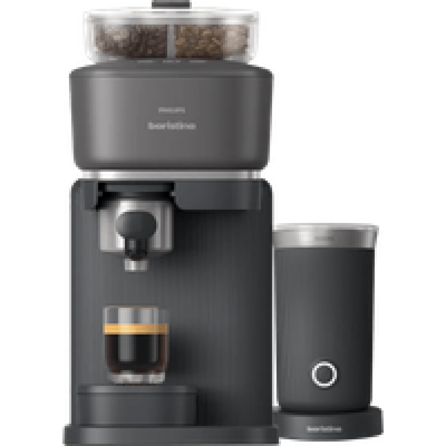 Philips Baristina Bean Swap BAR320/60 Zwart + Melkopschuimer afbeelding 