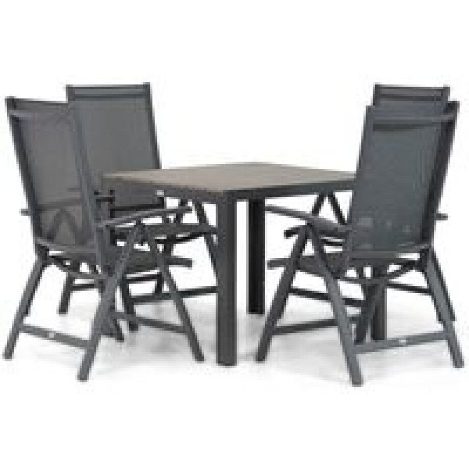 Presto Vasto/Young 92 cm dining tuinset 5-delig afbeelding 1