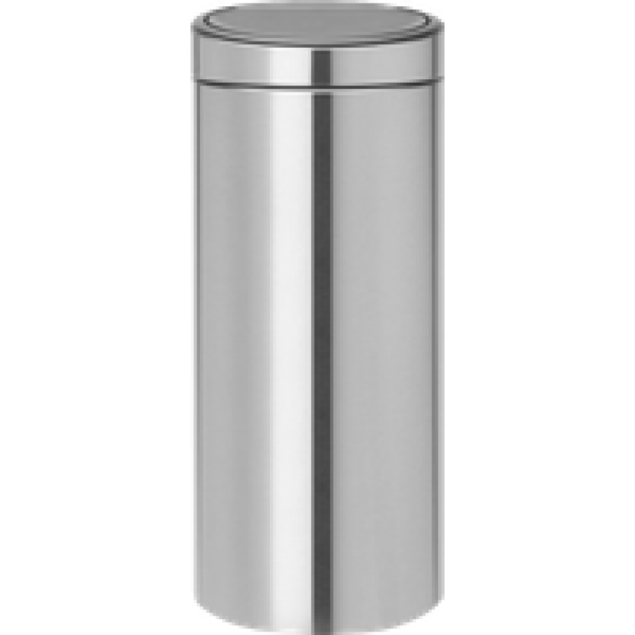 Brabantia Touch Bin 30 Liter Matt Steel Fingerprint Proof Brabantia Touch Bin 30 Liter Matt Steel Fingerprint Proof afbeelding