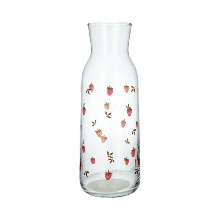 Karaf, glas, roodfruit, 1,2 liter Karaf, glas, roodfruit, 1,2 liter afbeelding