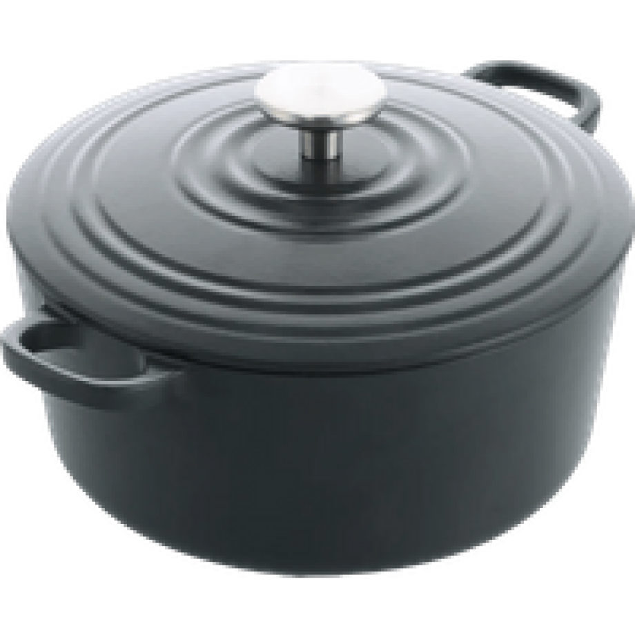 BK BOUR CastIron Braadpan 24 cm Earl Grey BK BOUR CastIron Braadpan 24 cm Earl Grey afbeelding