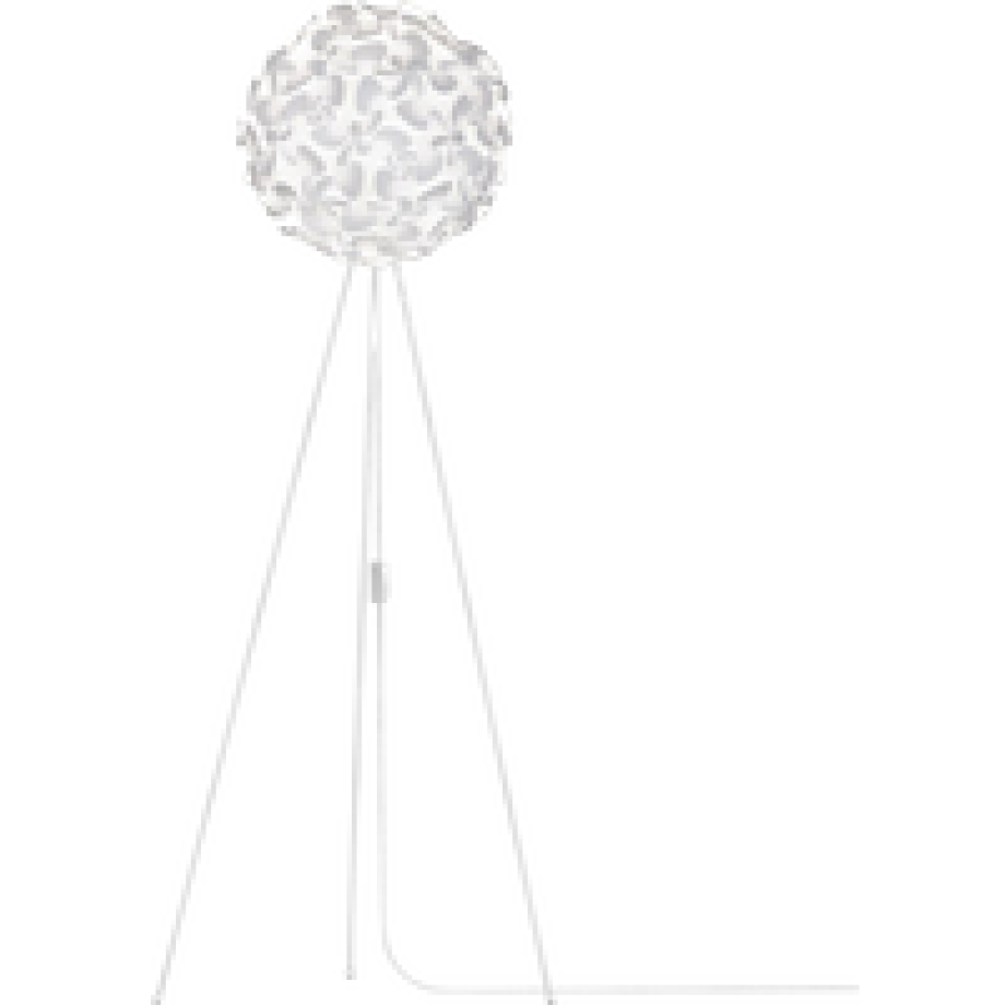 Lora Medium vloerlamp white - met vloer tripod wit - Ø 45 cm afbeelding 1