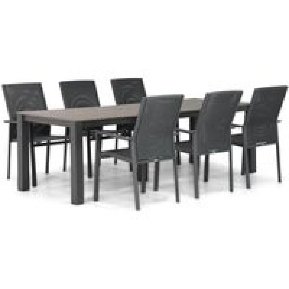 Presto Ricadi/Valley 240 cm dining tuinset 7-delig afbeelding 1