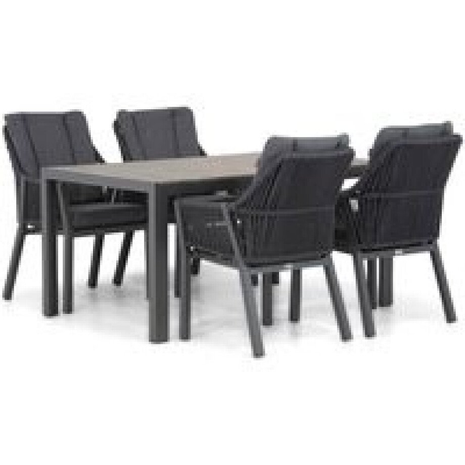 Lifestyle Verona/Young 155 cm dining tuinset 5-delig afbeelding 1