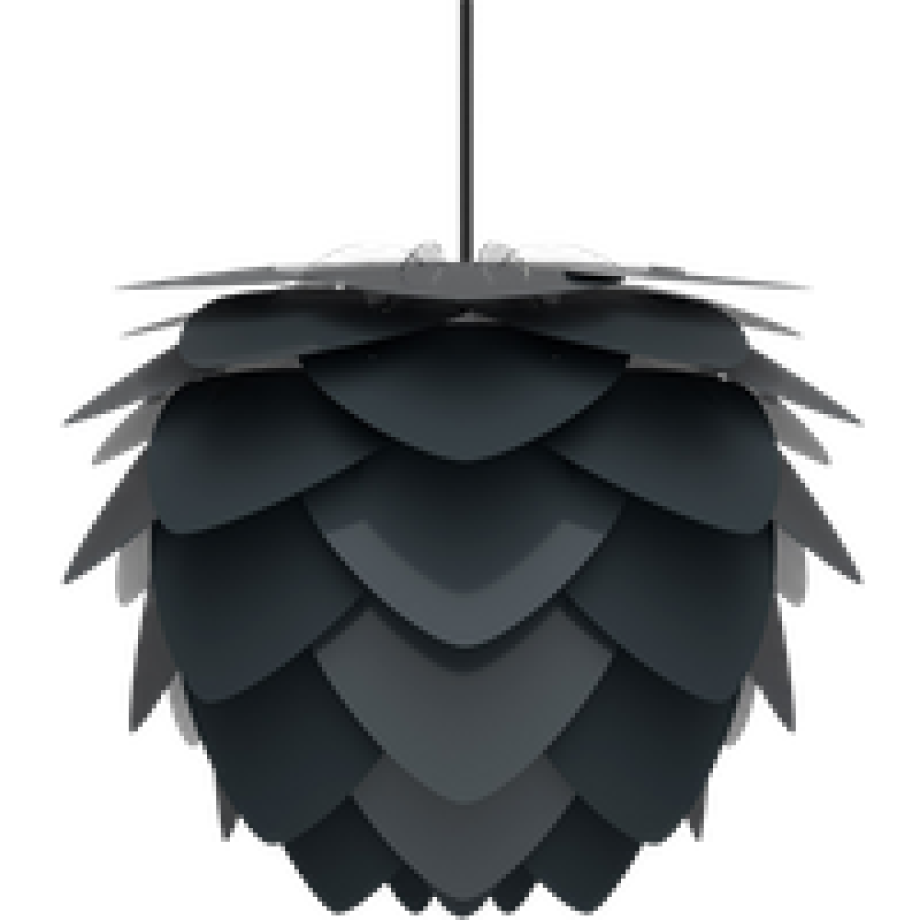 Aluvia Medium hanglamp anthracite grey - met koordset zwart - Ø 59 cm afbeelding 1