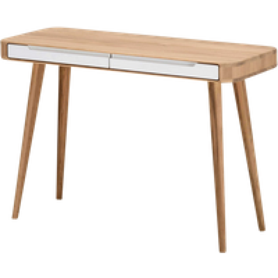 Ena dressing table houten kaptafel naturel - 110 x 42 cm afbeelding 1