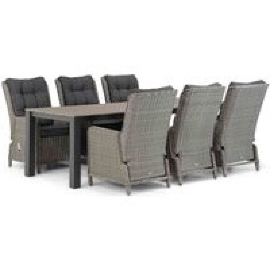 Garden Collections Kingston/Valley 240 cm dining tuinset 7-delig Garden Collections Kingston/Valley 240 cm dining tuinset 7-delig afbeelding 1