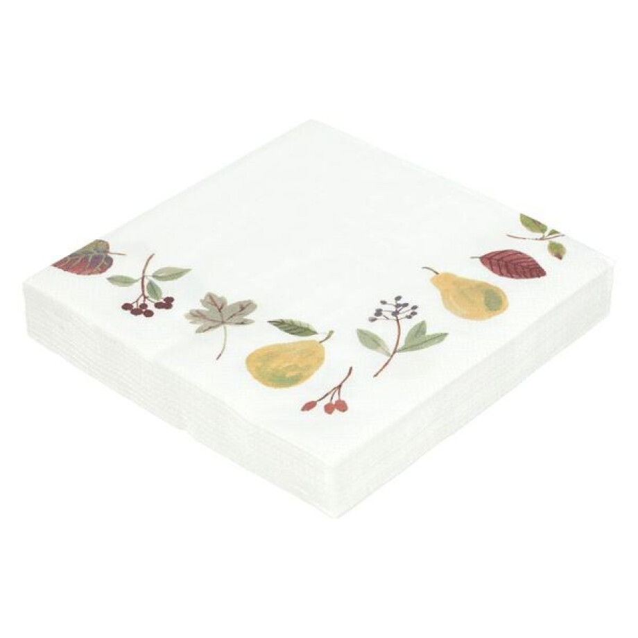 Servetten, papier, perenoogst, 33 x 33 cm, Servetten, papier, perenoogst, 33 x 33 cm, afbeelding 1