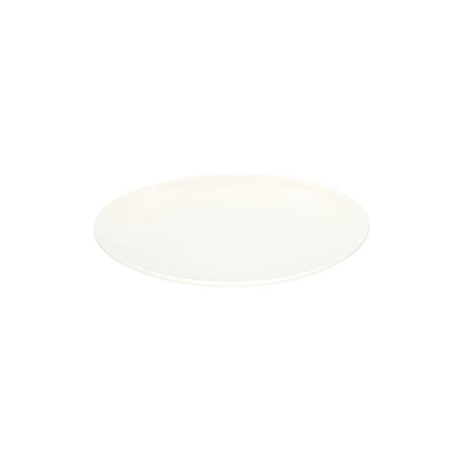 Gebaksbord, organisch, porselein, wit, Ø 16 cm afbeelding 1