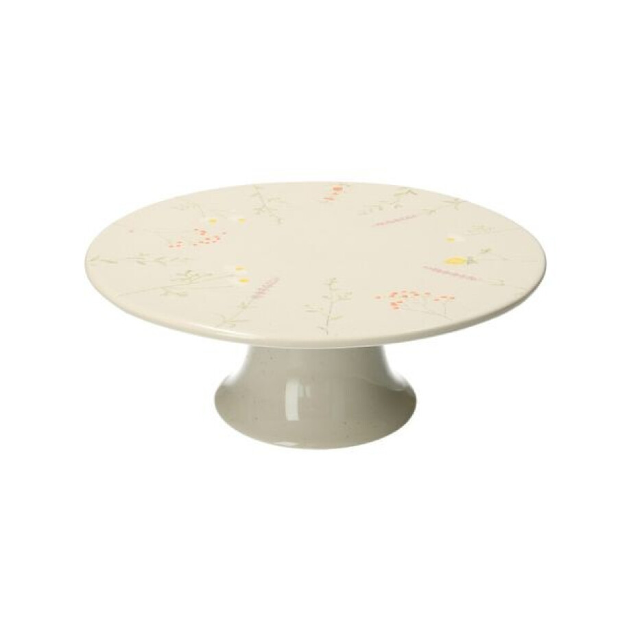 Taartplateau, steengoed, botanisch,Ø 25 cm afbeelding 1