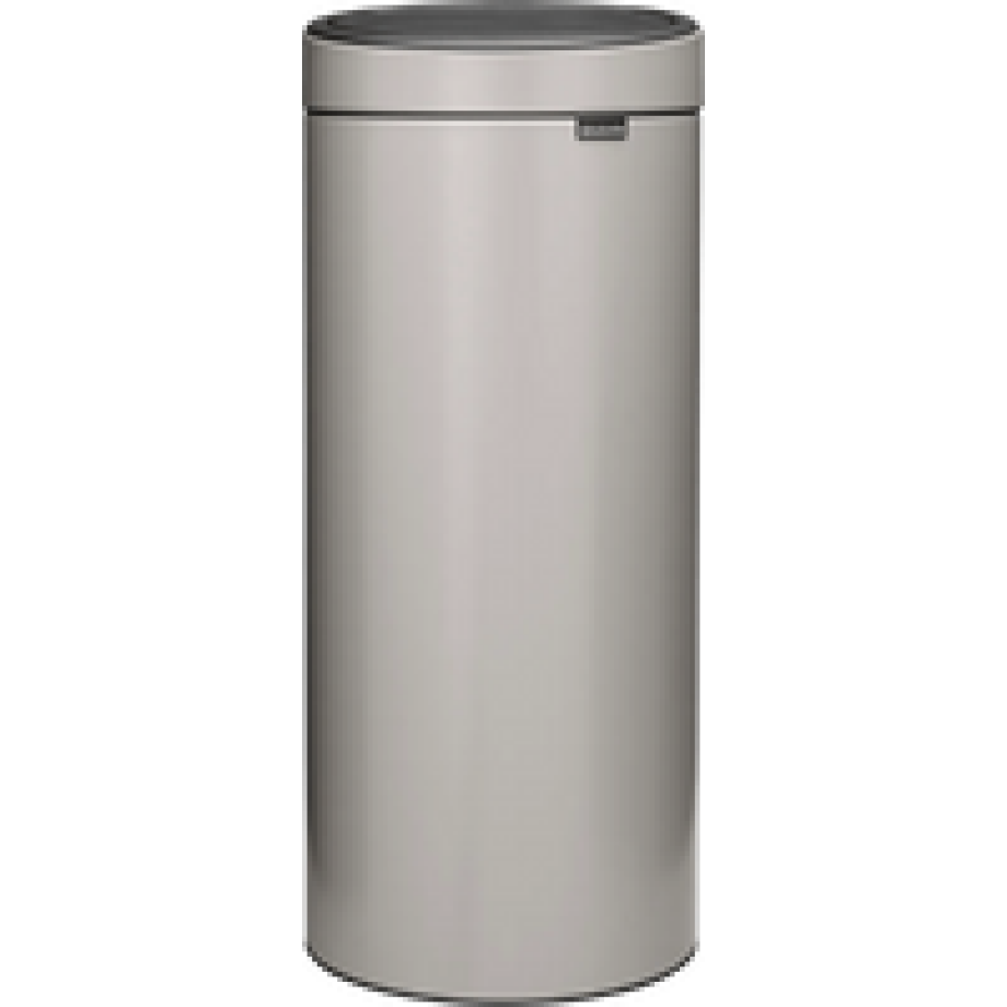 Brabantia Touch Bin Prullenbak 30 Liter Soft Grey afbeelding 