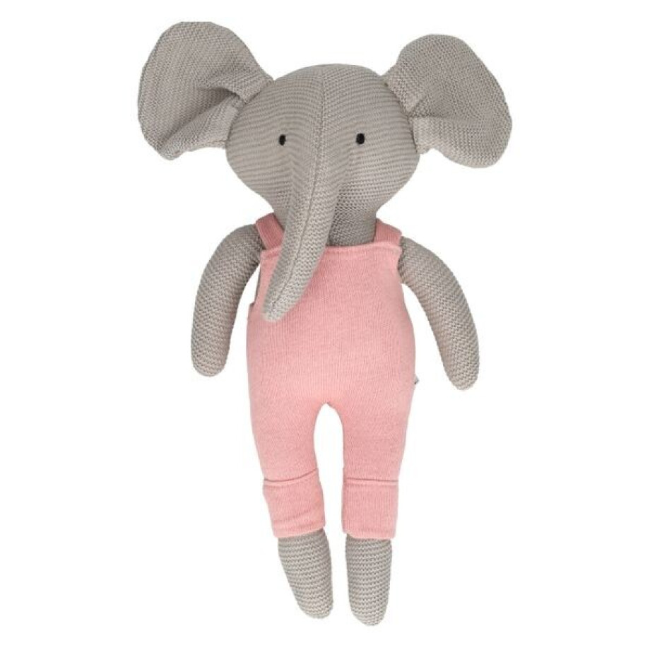 Knuffel olifant, GOTS katoen, gebreid afbeelding 1