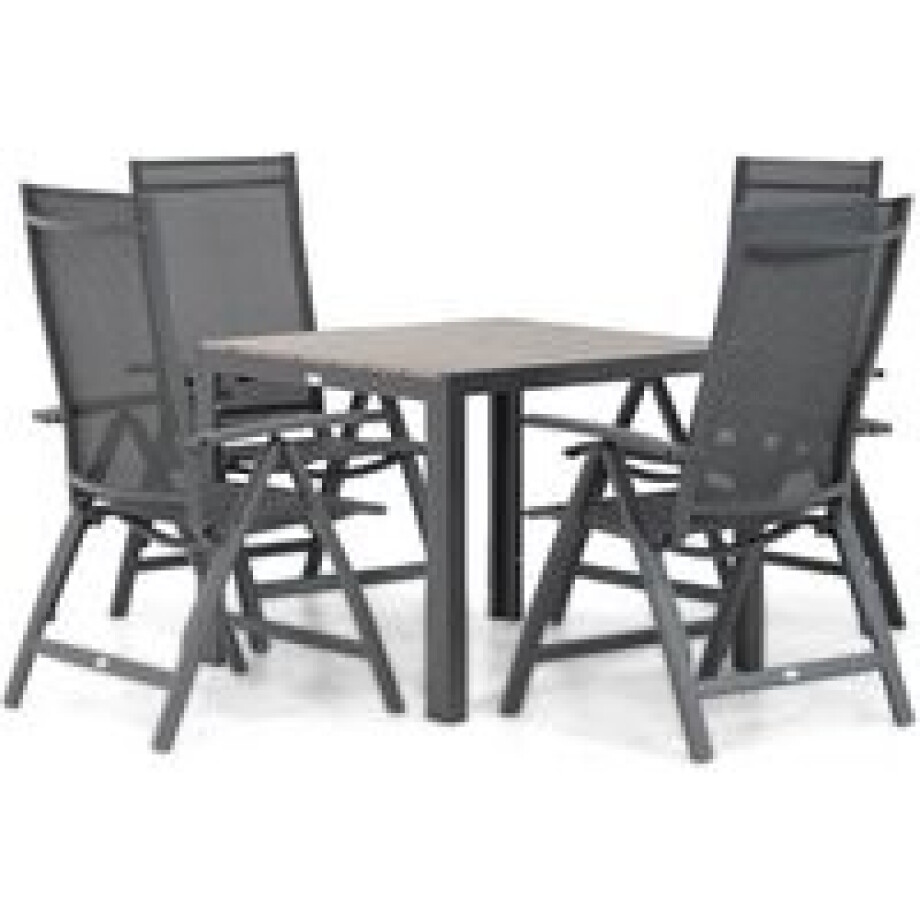 Presto Donato/Young 92 cm dining tuinset 5-delig afbeelding 1