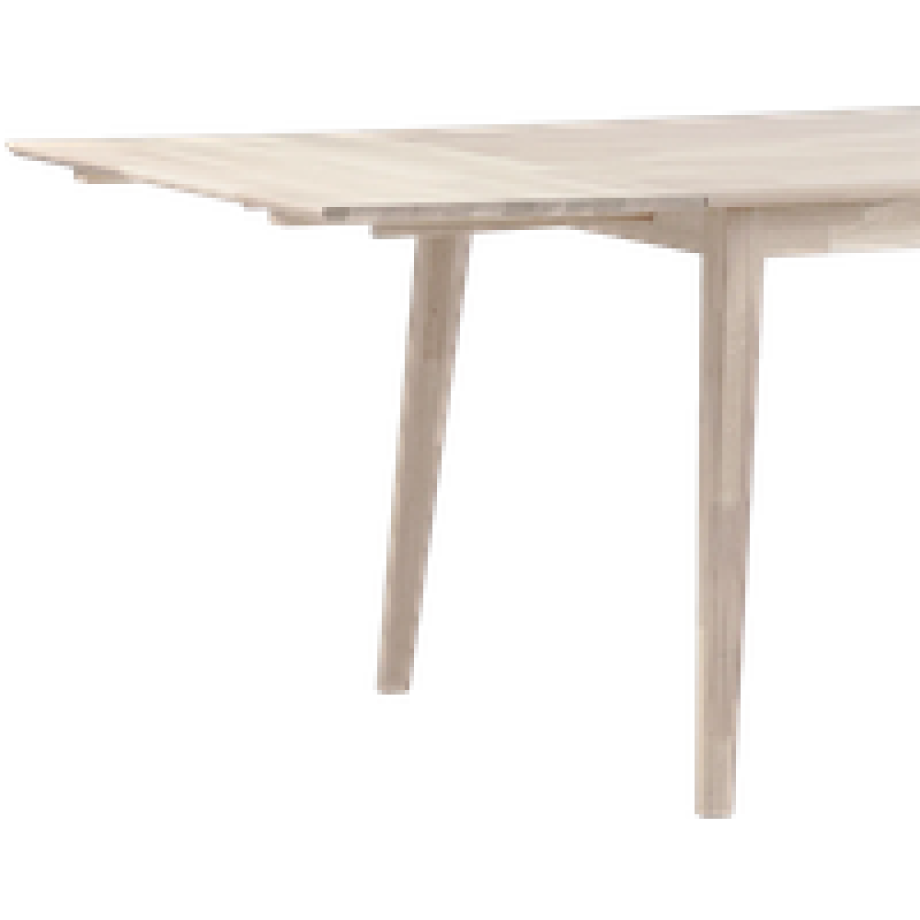 Filippa houten verlengstuk whitewash voor Filippa eettafel - 50 cm afbeelding 1