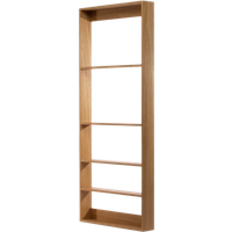 Fivesquare - Hangende wandkast - Hout - B50 x H120 x D8 cm afbeelding 1