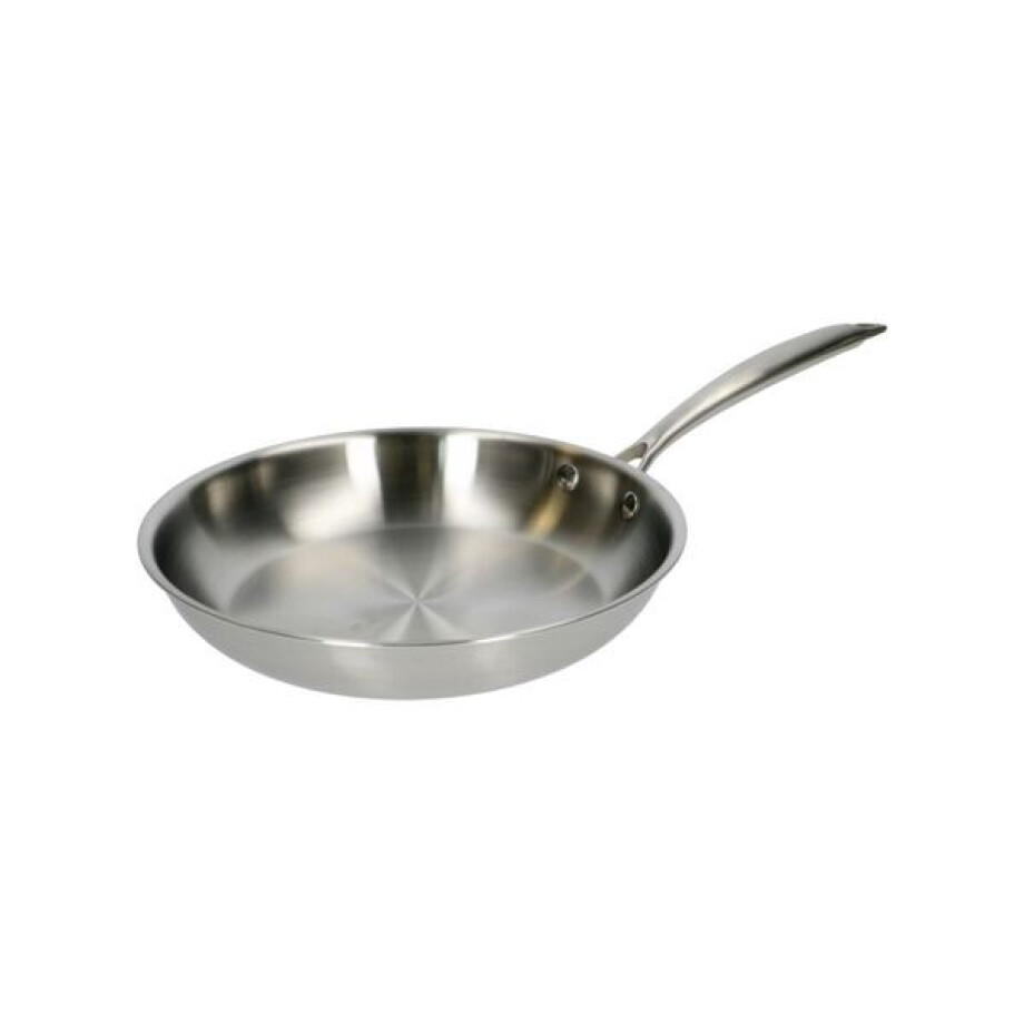 Koekenpan, 3-laags, rvs, PFAS-vrij, Ø 24 cm Koekenpan, 3-laags, rvs, PFAS-vrij, Ø 24 cm afbeelding