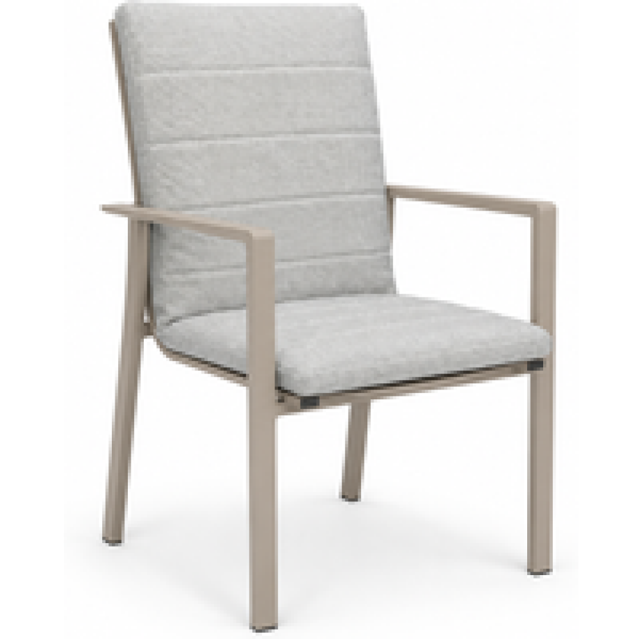Lifestyle Timo dining tuinstoel loft/soft grey afbeelding 1