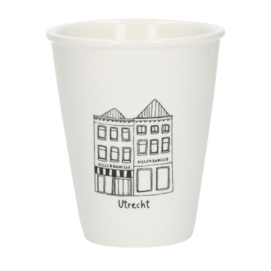 Gevel mok, Utrecht, porselein, 200 ml Gevel mok, Utrecht, porselein, 200 ml afbeelding 1