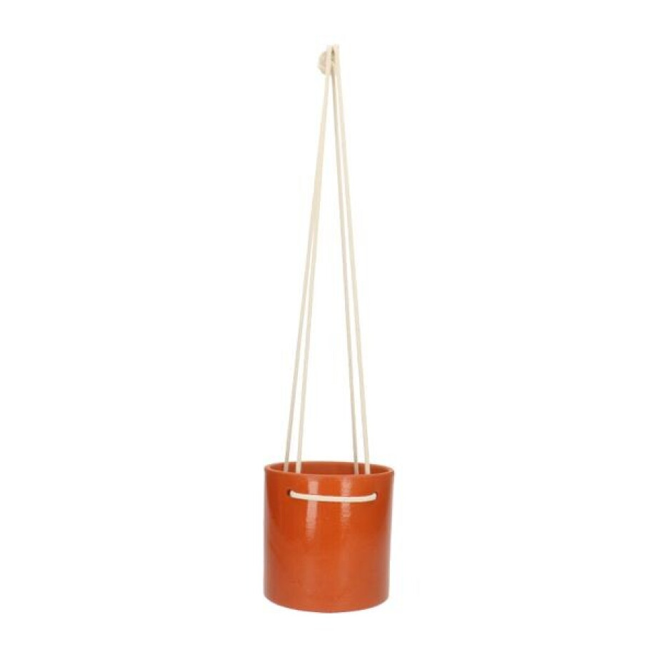 Bloempot met ophangkoord, terracotta, Ø 13,5 cm Bloempot met ophangkoord, terracotta, Ø 13,5 cm afbeelding 1
