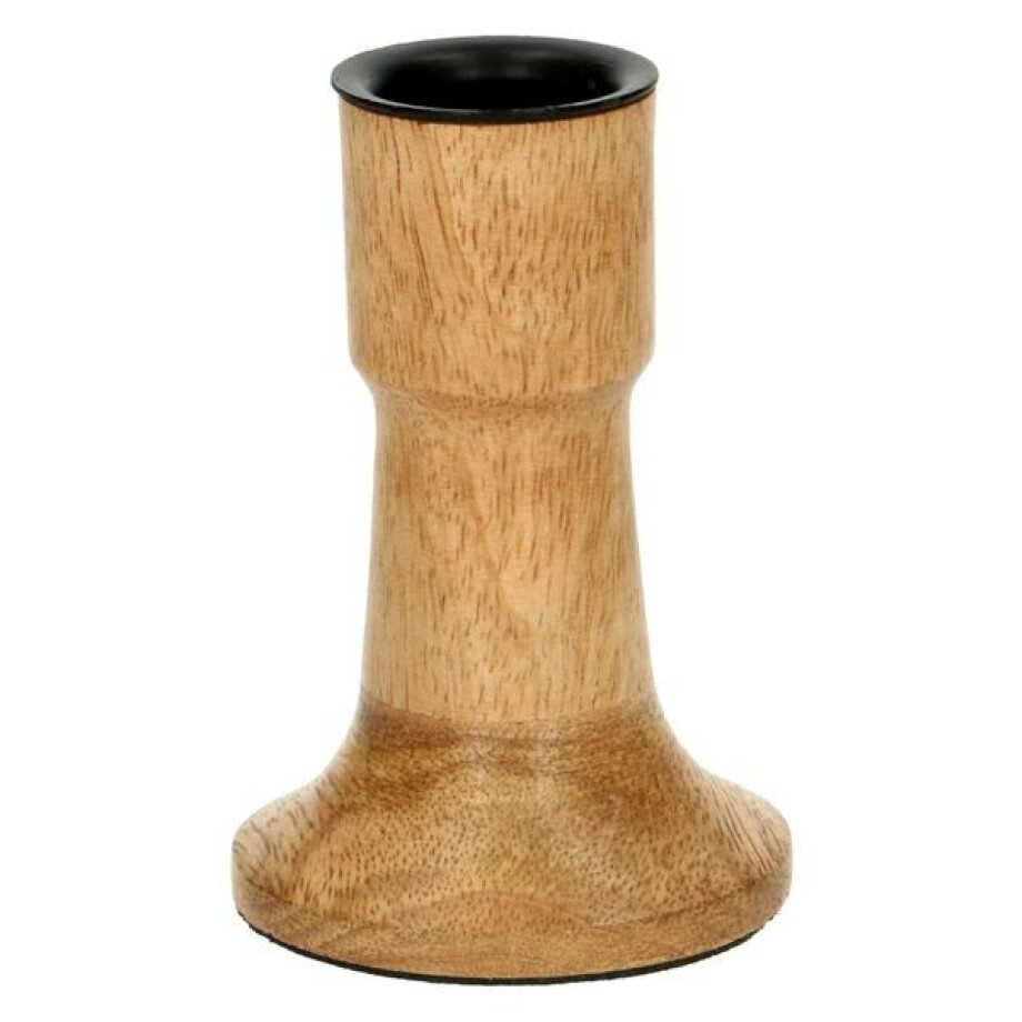 Kandelaar, mangohout, klein afbeelding 