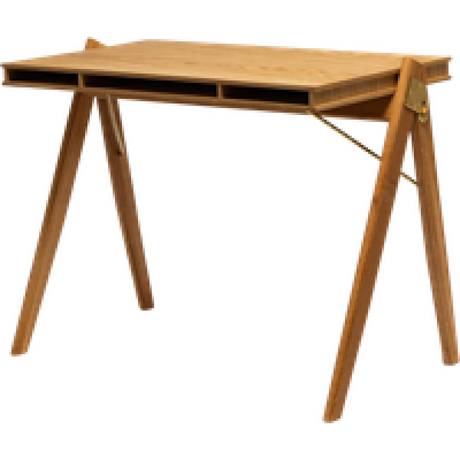 Field Bureau Desk - Hout - B95 x H75 cm afbeelding 1