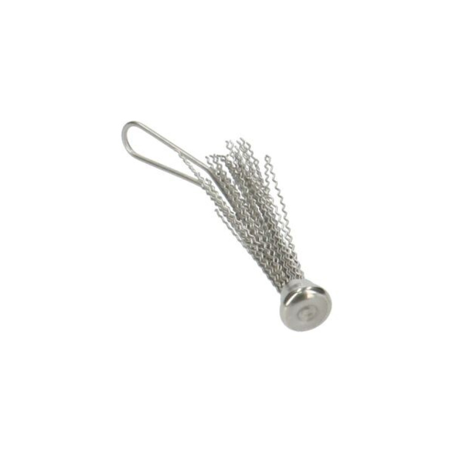 Blaadjesvanger/antidrup voor theepot, rvs afbeelding 