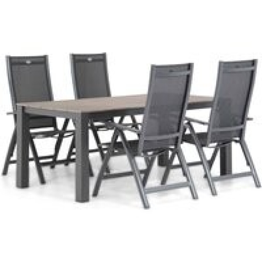 Hartman Royal Club/Valley 180 cm dining tuinset 5-delig afbeelding 1