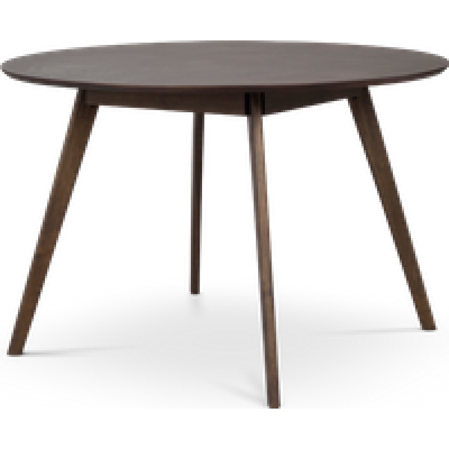 Yumi houten eettafel donker eiken - Ø115 cm afbeelding 1