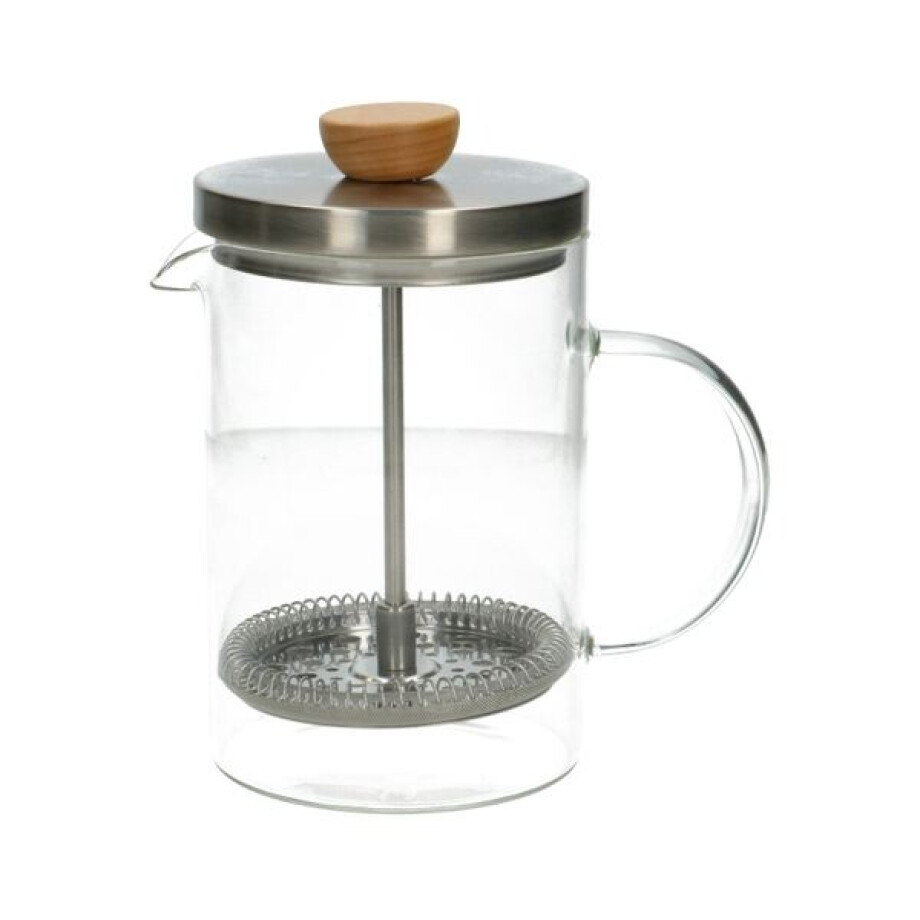 French press, roestvrijstaal, thee/koffie, 600 ml afbeelding 