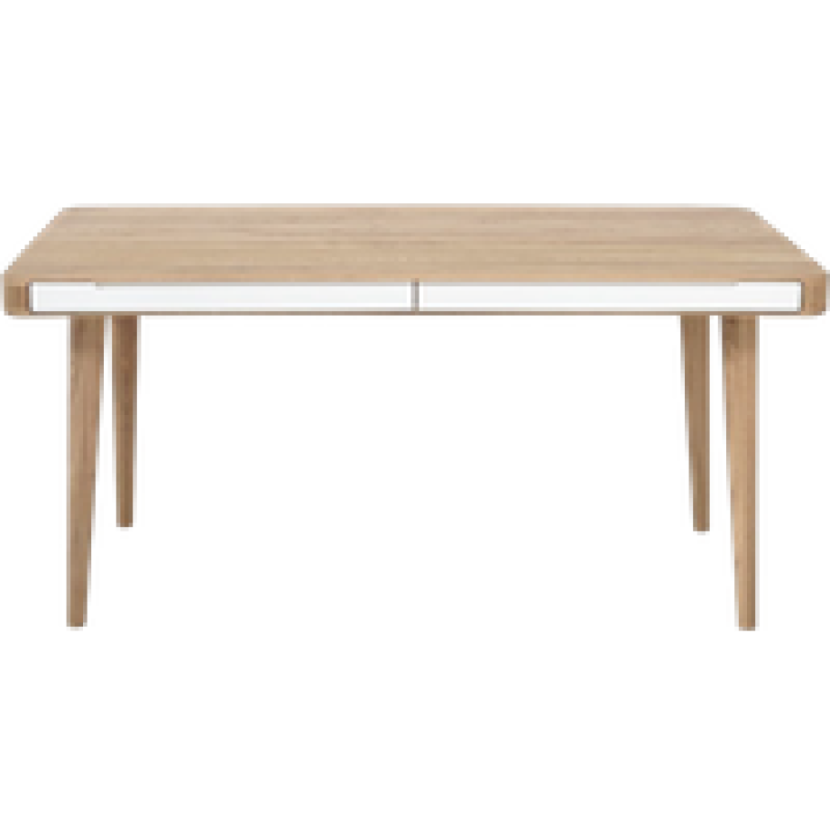 Ena table houten eettafel whitewash - 160 x 90 cm afbeelding 1