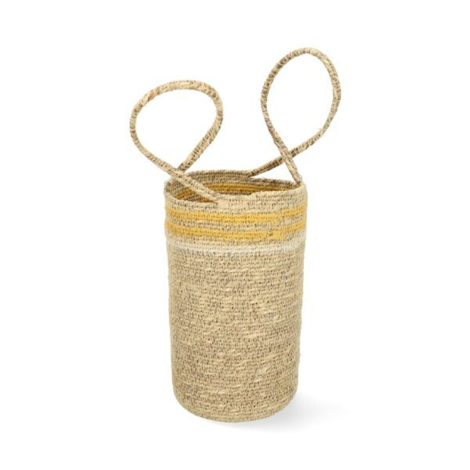 Flessenhouder, zeegras, Ø11,5 cm x 21 cm afbeelding 1