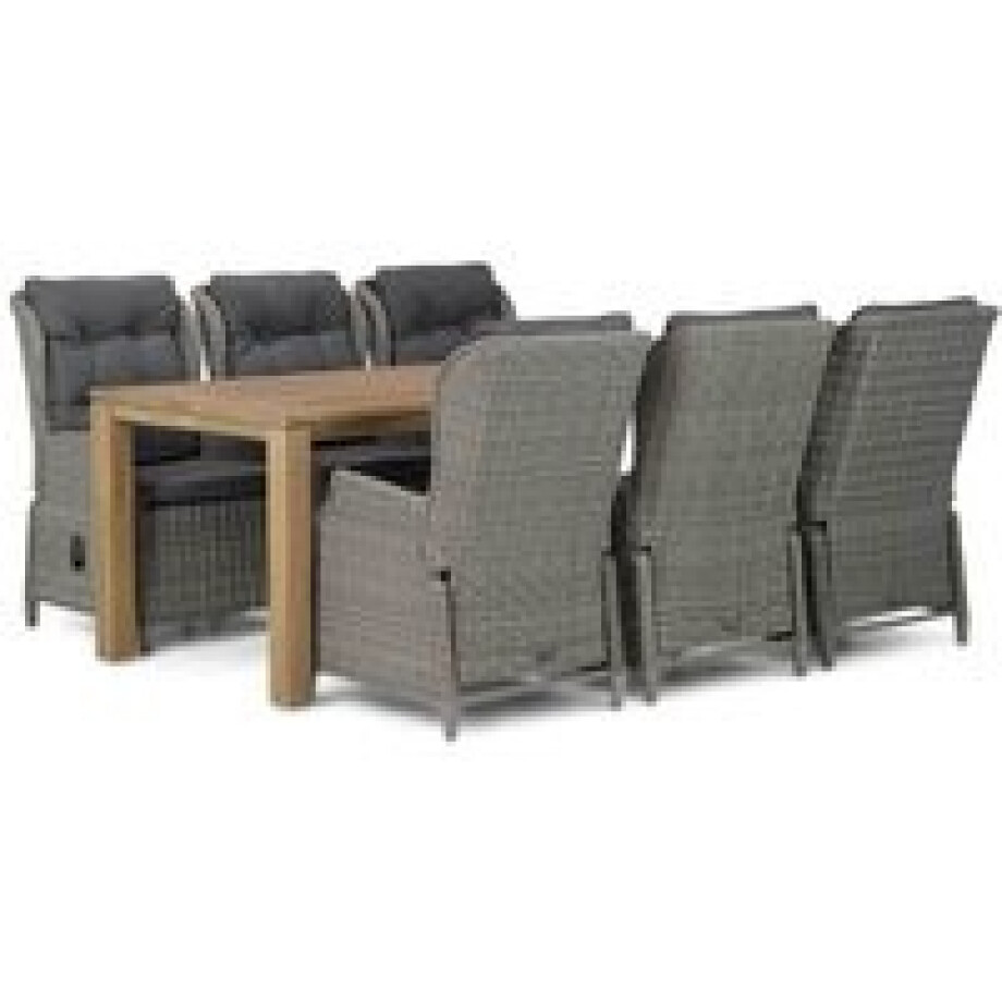 Garden Collections Edingburgh/Bristol 220 cm dining tuinset 7-delig Garden Collections Edingburgh/Bristol 220 cm dining tuinset 7-delig afbeelding 1