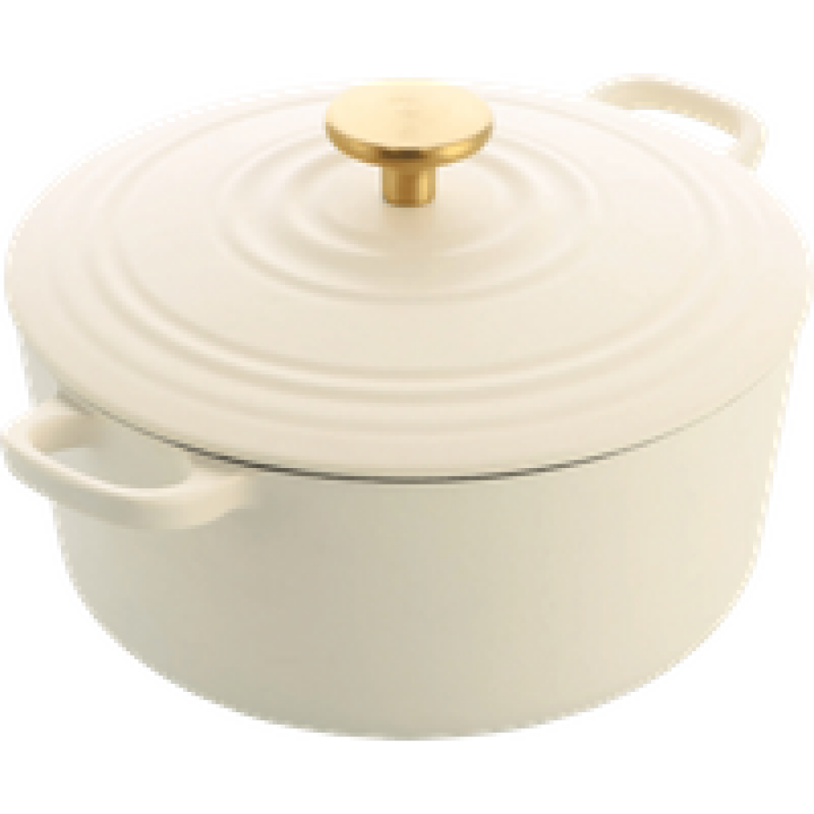 BK Bourgogne Braadpan 24 cm Cream White BK Bourgogne Braadpan 24 cm Cream White afbeelding