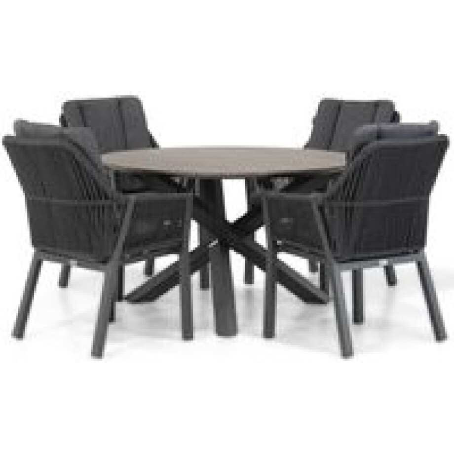 Presto Donato/Young 217 cm dining tuinset 7-delig afbeelding 1