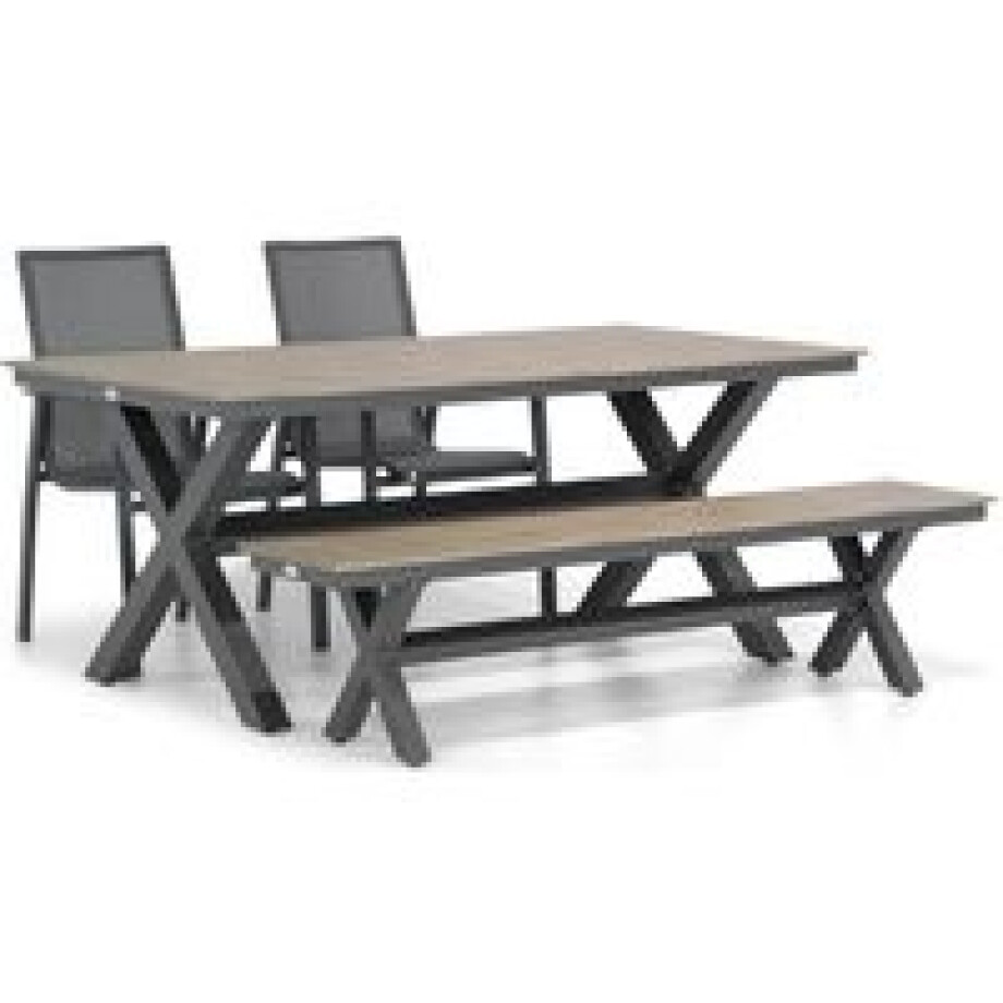 Lifestyle Ultimate/Forest 180 cm dining tuinset 4-delig afbeelding 1