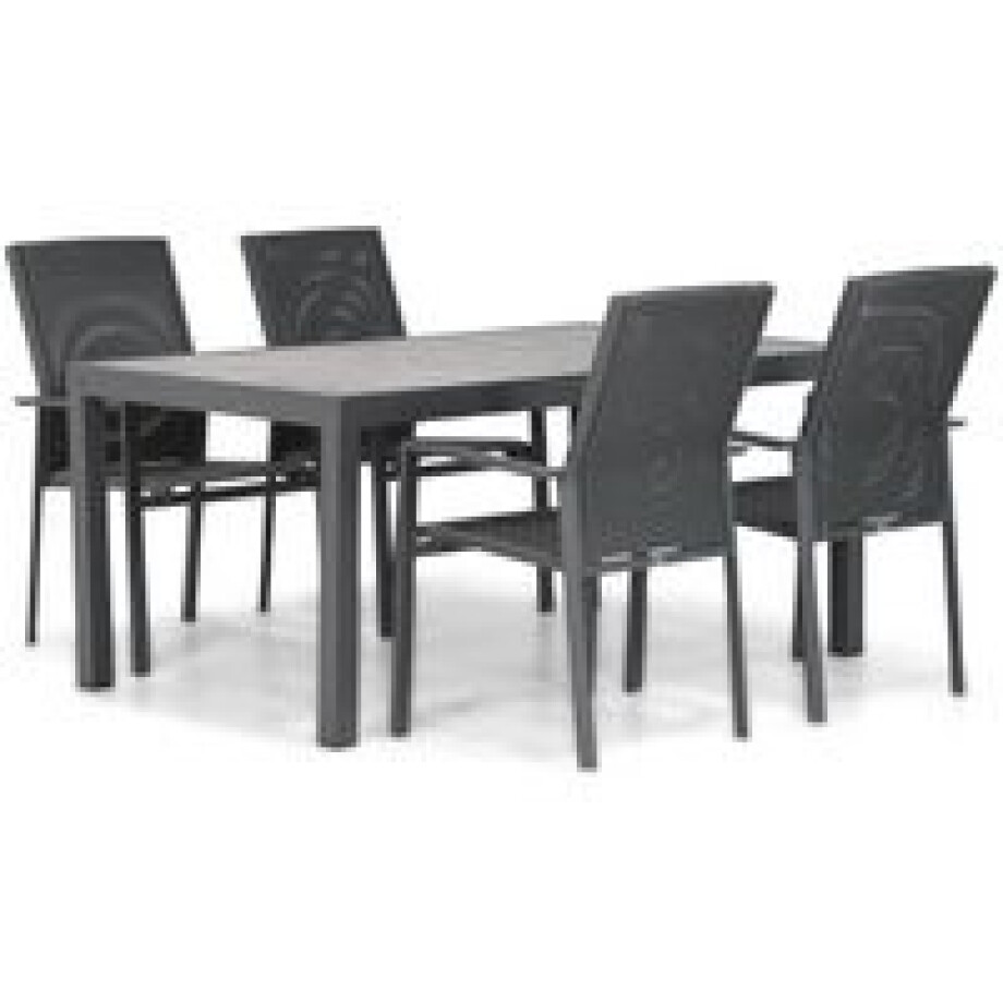 Presto Ricadi/Residence 164 cm dining tuinset 5-delig afbeelding 1