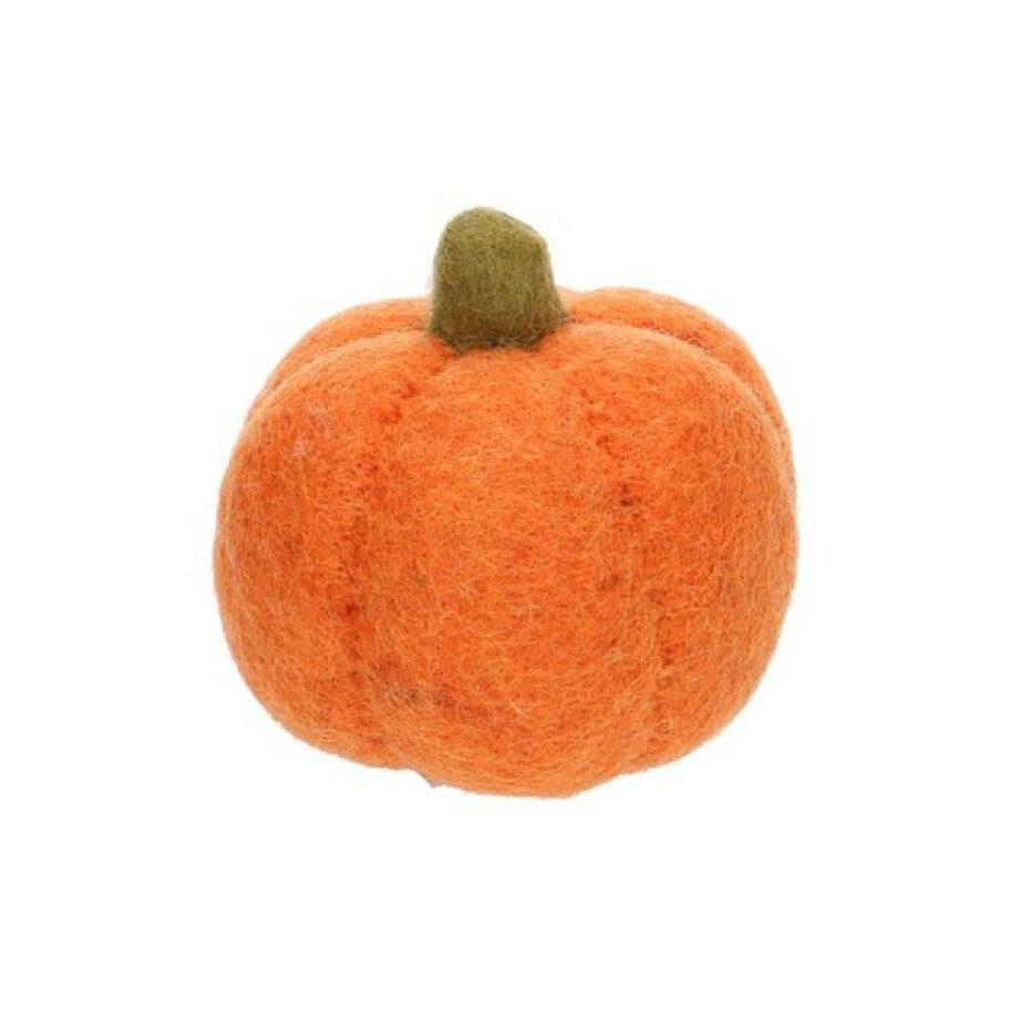 Pompoen, vilt, oranje, ca. 8 cm Pompoen, vilt, oranje, ca. 8 cm afbeelding 1