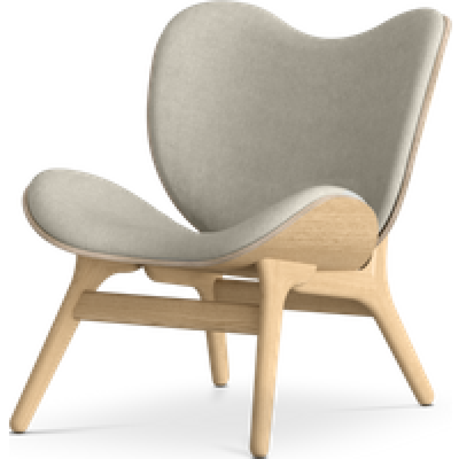 A Conversation Piece naturel houten fauteuil White Sands afbeelding 