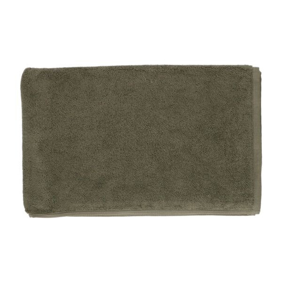 Badmat, Recycled katoen, Donker olijfgroen, 50 x 80 cm Badmat, Recycled katoen, Donker olijfgroen, 50 x 80 cm afbeelding 1