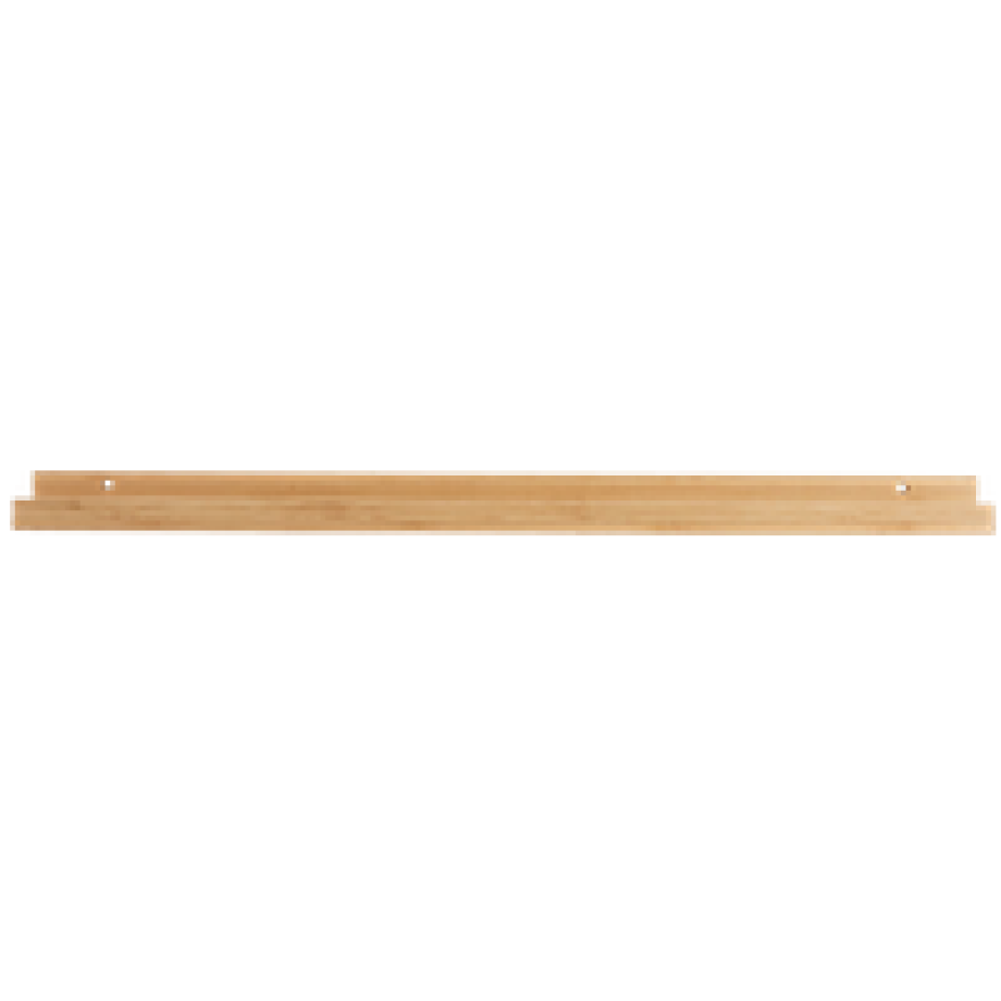 Juul houten wandplank bamboe - 75 x 10 cm afbeelding 1