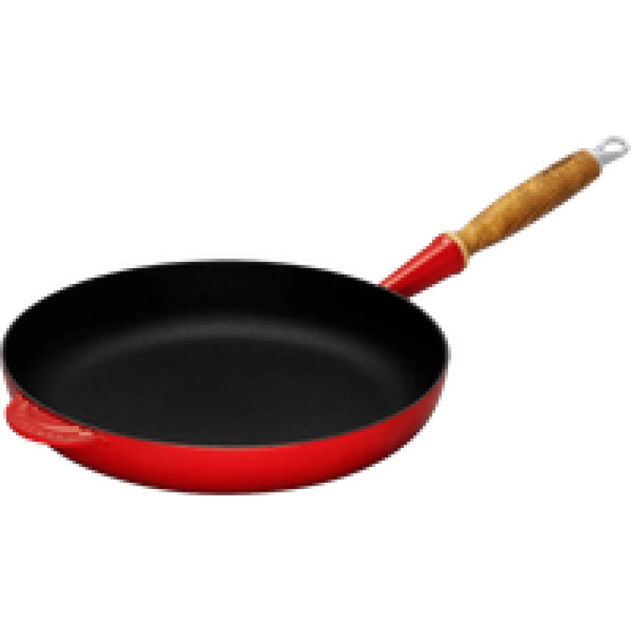 Le Creuset Gietijzeren Koekenpan 28 cm Kersenrood afbeelding 