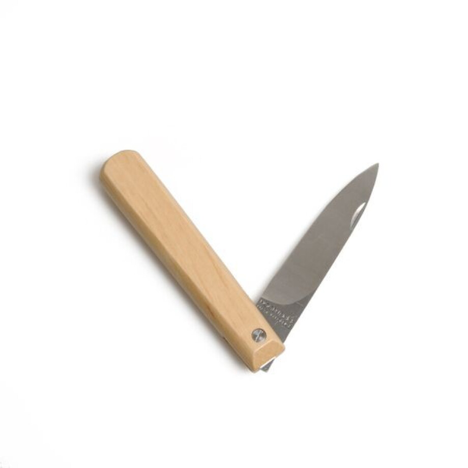 Opvouwbaar mesje, Nogent, beukenhouten handvat, 18 cm Opvouwbaar mesje, Nogent, beukenhouten handvat, 18 cm afbeelding