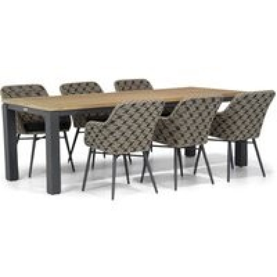 Lifestyle Crossway/Veneto 230 cm dining tuinset 7-delig afbeelding 1