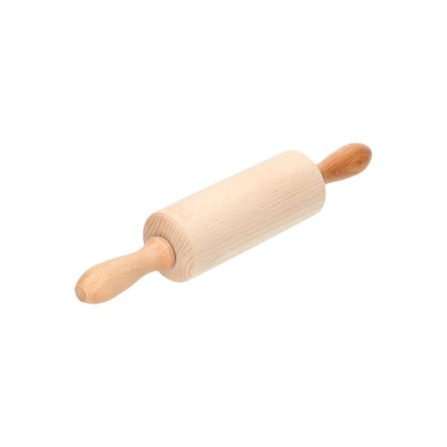 Deegroller van beukenhout, 23 cm Deegroller van beukenhout, 23 cm afbeelding