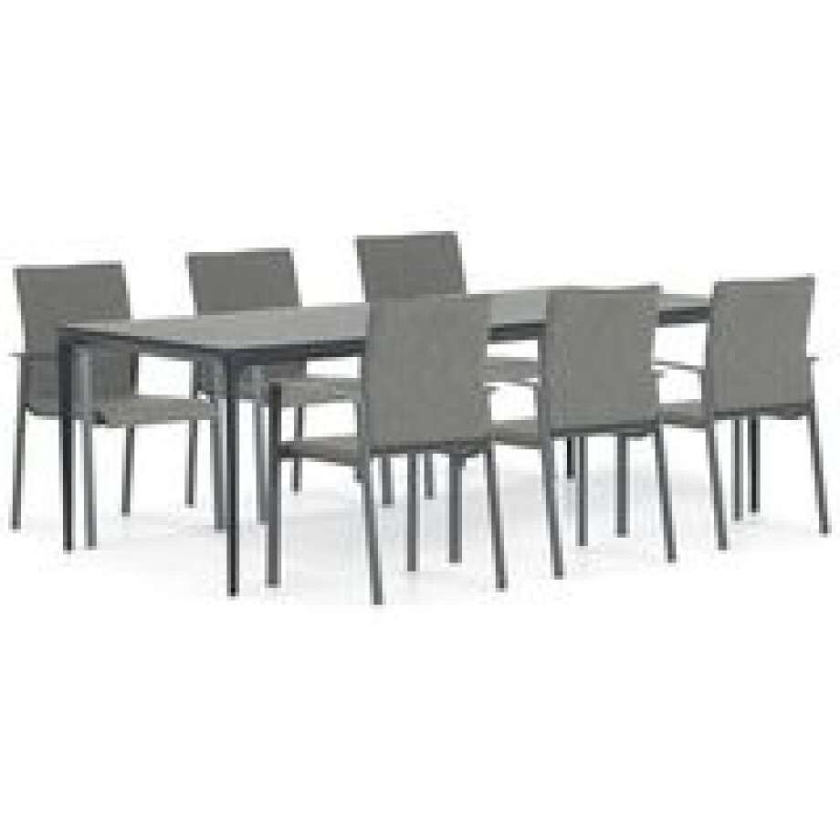 Lifestyle Rome/Cesar 220 cm dining tuinset 7-delig afbeelding 1