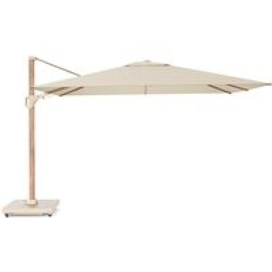Platinum Challenger zweefparasol 2.6x3.5m T2 premium (excl.voet) champagne Platinum Challenger zweefparasol 2.6x3.5m T2 premium (excl.voet) champagne afbeelding 1