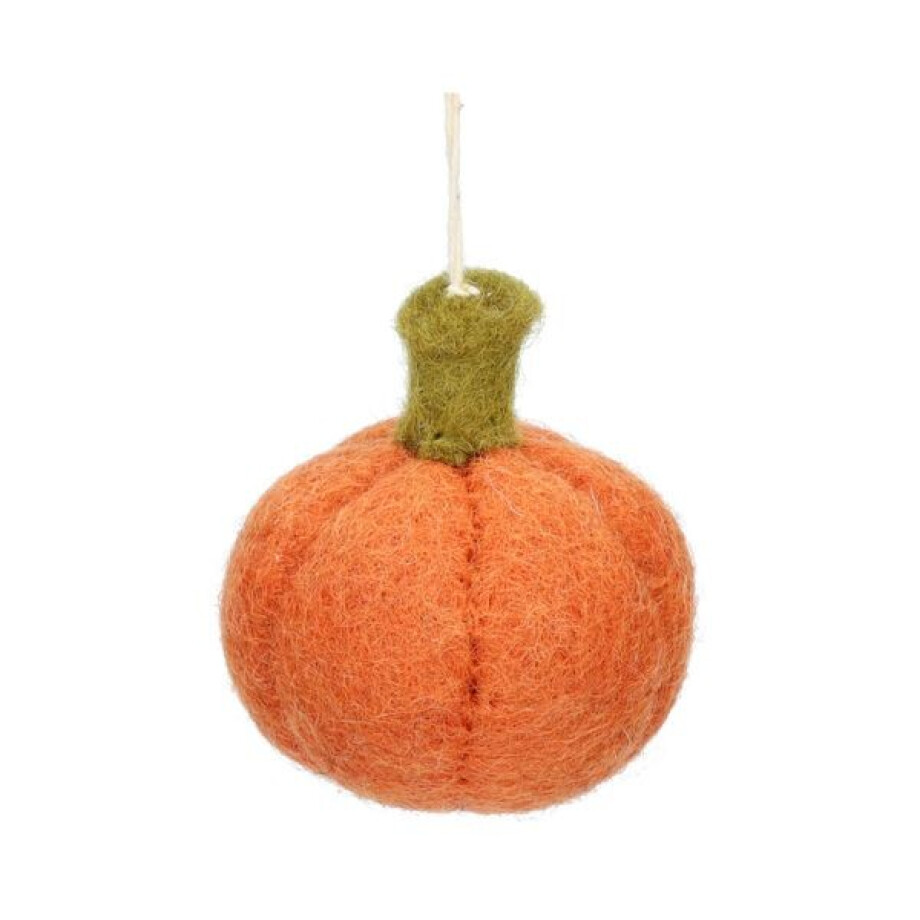 hanger, vilt, pompoen, oranje, vilt hanger, vilt, pompoen, oranje, vilt afbeelding 1