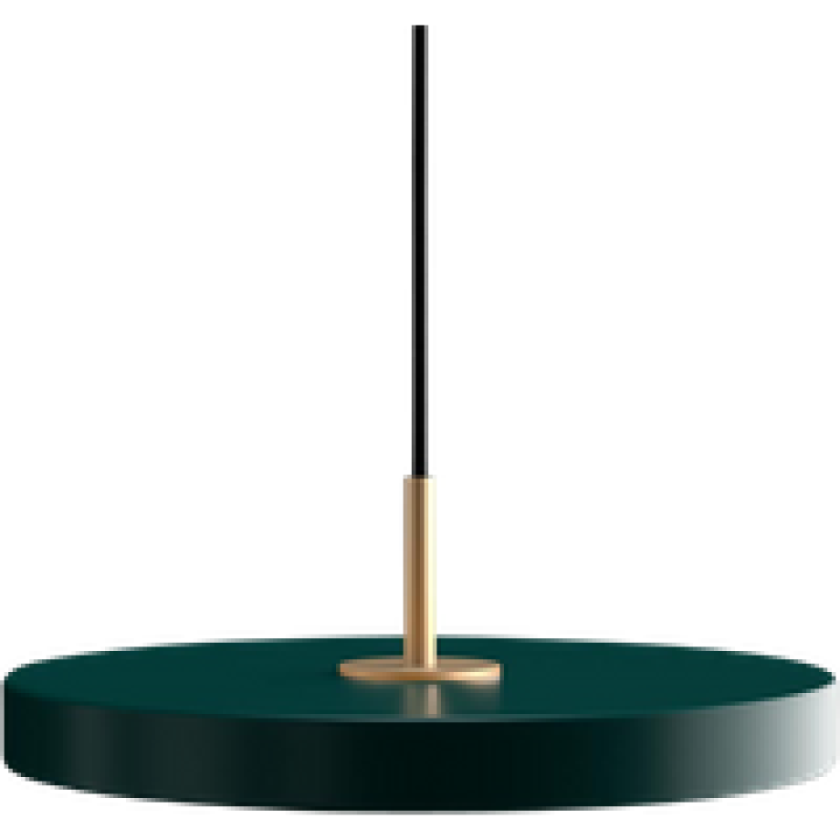 Asteria Mini hanglamp forest green - met koordset - Ø 31 cm afbeelding 1