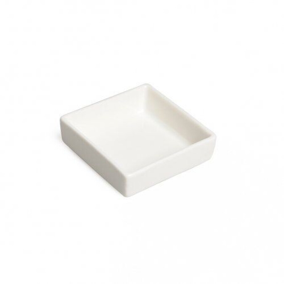 Schaaltje, porselein, 6 x 6 x 2 cm afbeelding 1